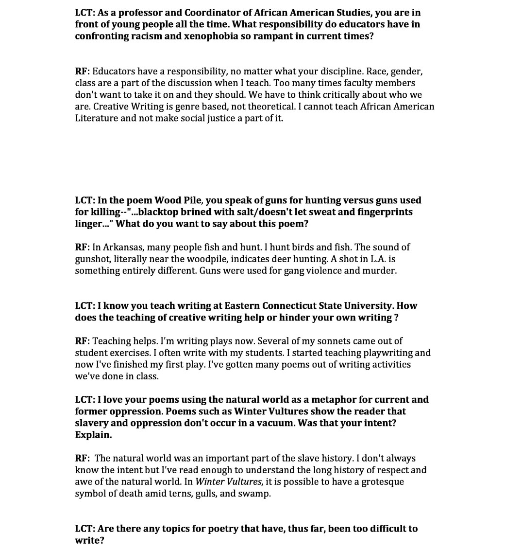 Interview with Reginald p4